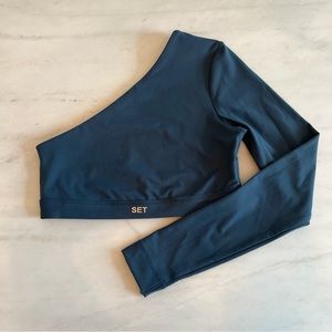 Set Active Luxform Long Sleeve One Shoulder Bra